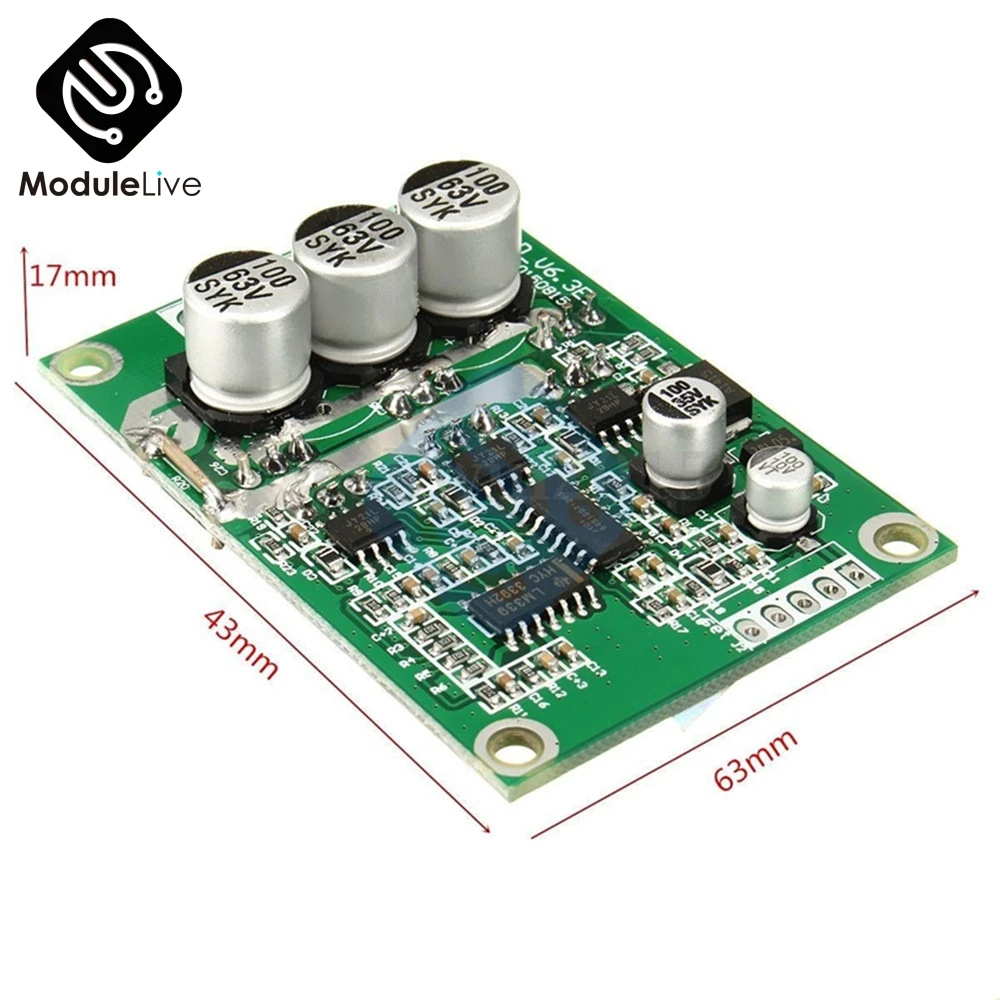 DC 12V 36V 500W PWM бесщеточный мотор Управление Зал балансировки автомобильных