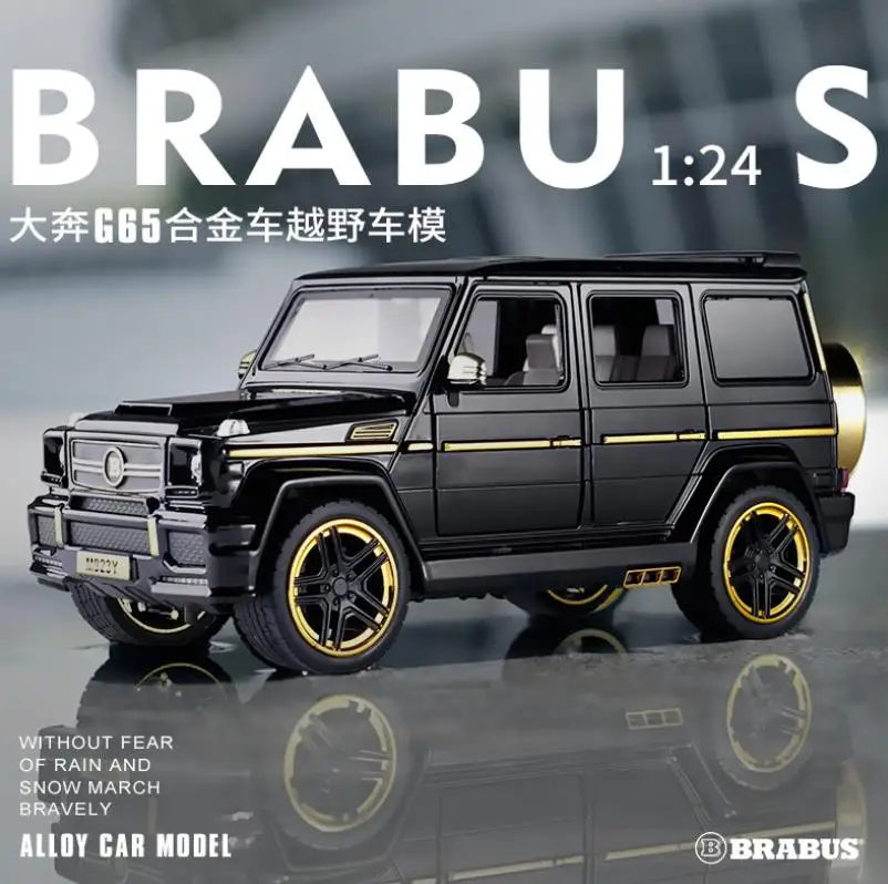 1:24 игрушечный автомобиль отличного качества BRABUS G65 Металлический Игрушечный Автомобиль литой автомобиль Diecasts& игрушечные транспортные средства Модель автомобиля игрушки для детей