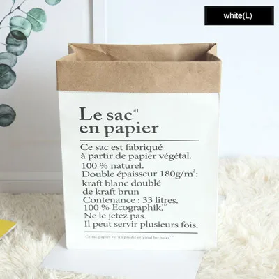 Ваза в скандинавском стиле, мини-сумка для хранения крафт-бумаги, домашняя Цветочная композиция, свадебная Цветочная основная сушеная сумка для хранения, бумажный пакет - Цвет: white big