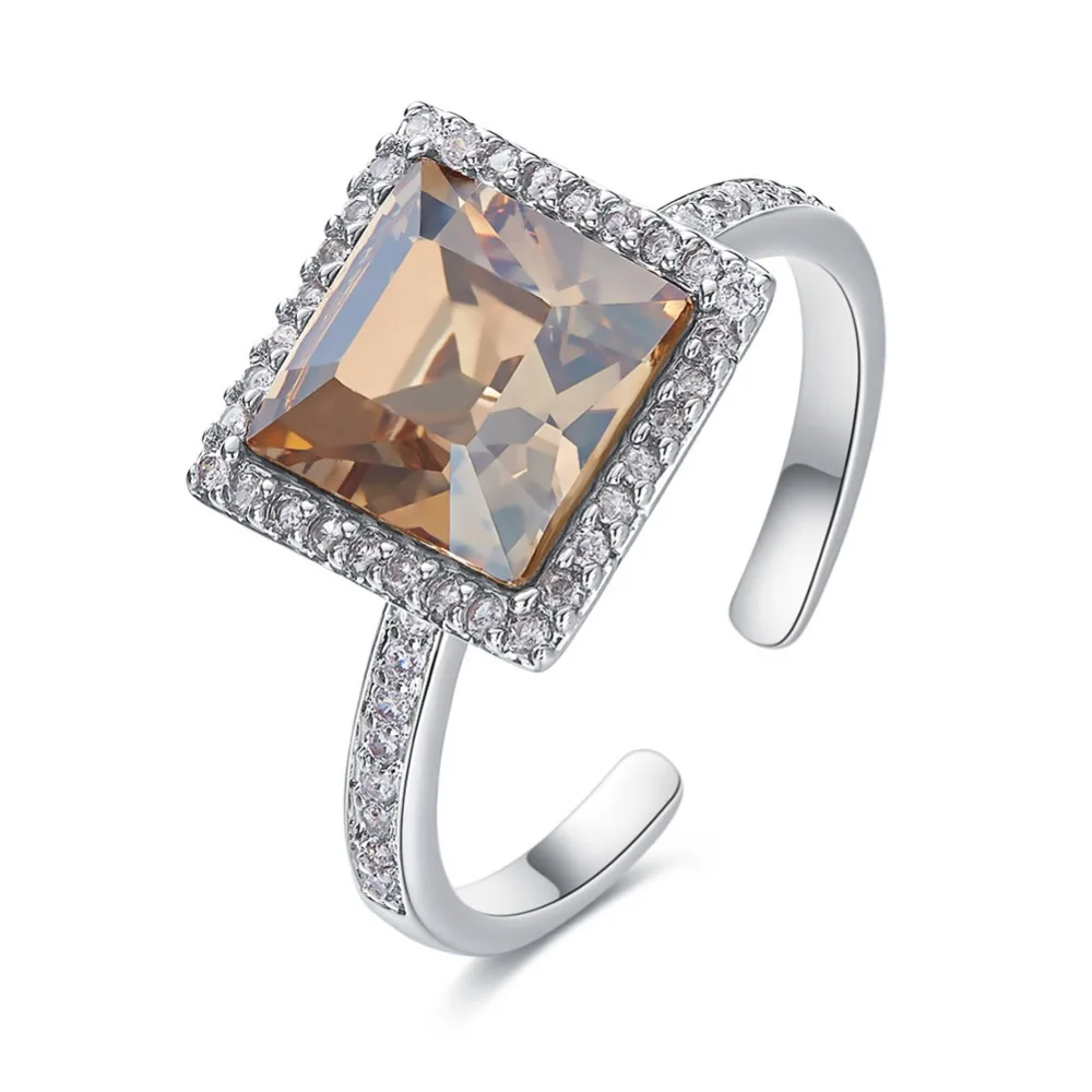 PANDA100 Подарочное кольцо для женщин кристаллическое Swarovski ювелирное изделие в виде