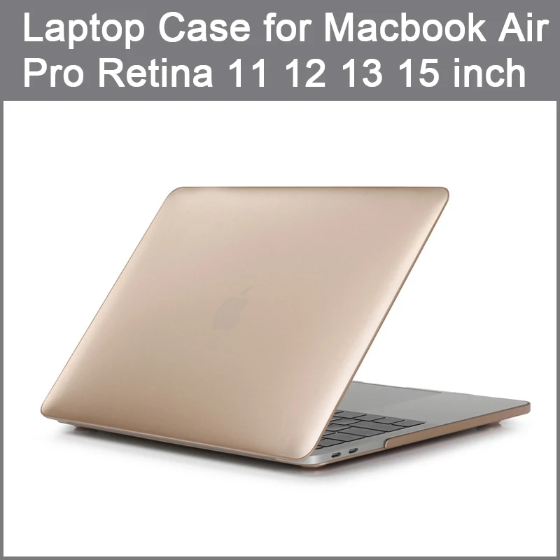 Luxury Metallic Matte Cover For font b Macbook b font Air 11 13 inch Laptop Cases