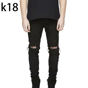 

Hot Men Destroyed Ripped Slim Jeans Skinny Denim Pants Stretch Long Trousers