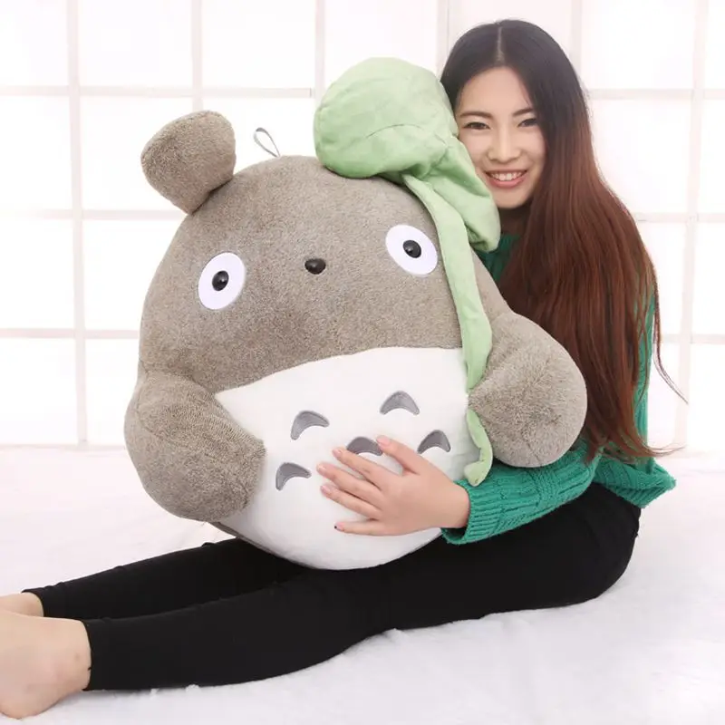 creative Lotus leaf style totoro plush toy large 50cm throw pillow,birthday gift w5231