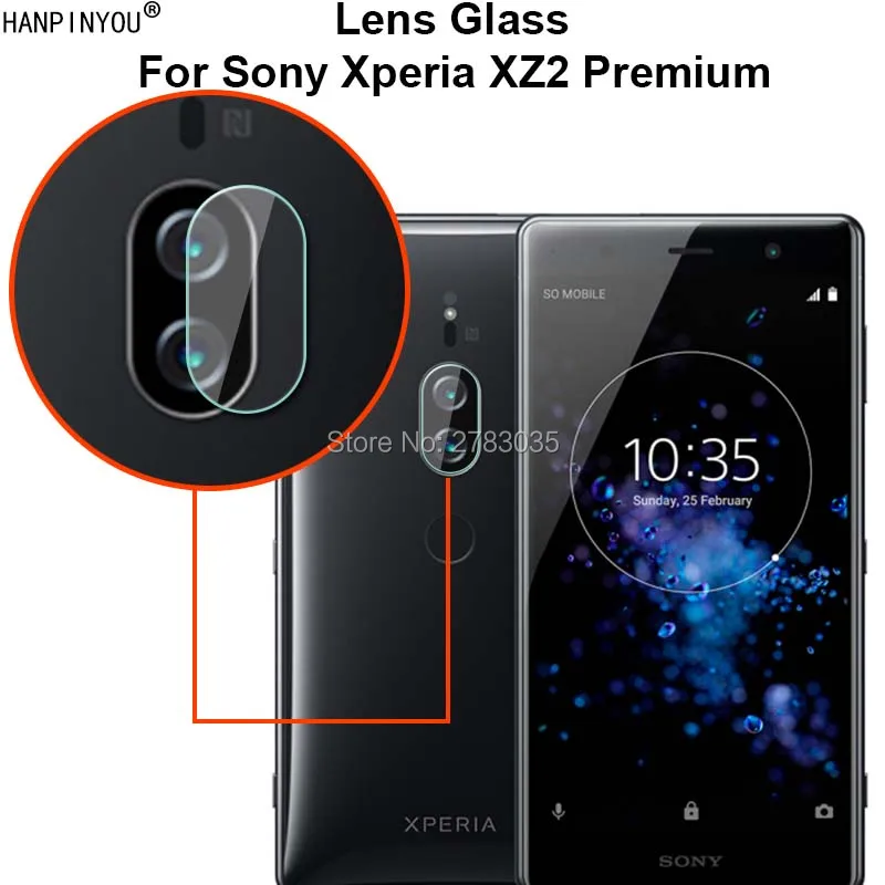 

For Sony Xperia XZ2 Premium 5.8" Clear Ultra Slim Back Camera Lens Protector Rear Camera Lens Cover Tempered Glass Film