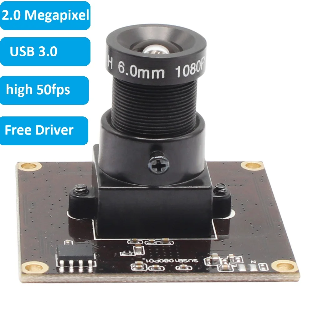 ELP sony IMX291 USB 3,0 веб-камера MJPEG YUY2 50fps 2 мегапикселя высокая скорость UVC OTG 1080P Модуль камеры для Android Linux Windows Mac