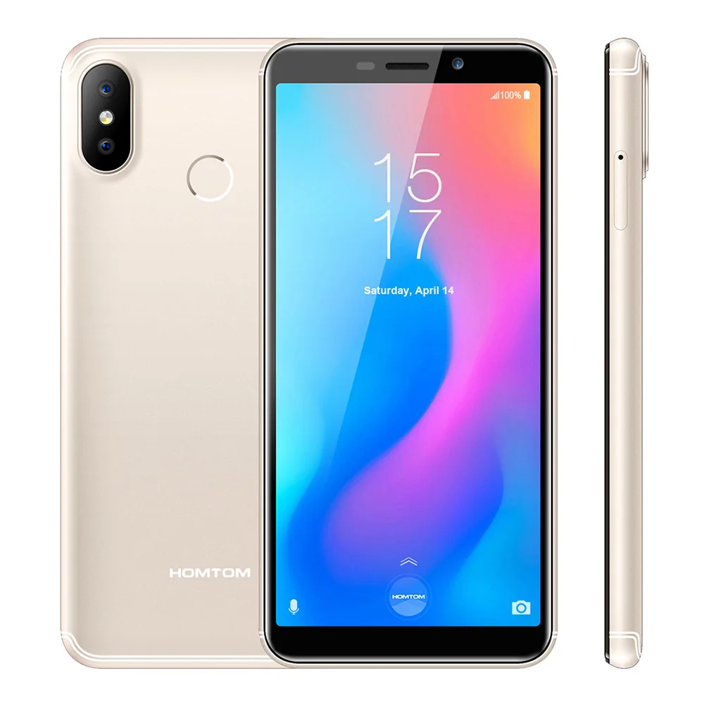 

HOMTOM C2 4G Smartphone 5.5" Android 8.1 MTK6739 Quad Core 2GB RAM 16GB ROM Fingerprint Face Beauty Triple Cameras Phone