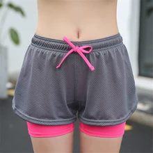 Ариэль Сары спортивные шорты 7 цветов доступны для женщин Фитнес Лето сетки тренажерный зал шорты для йоги для дам эластичные шорты