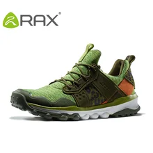 Rax, мужские и женские кроссовки для бега на открытом воздухе, амортизирующие спортивные кроссовки, мужские дышащие сетчатые Нескользящие беговые кроссовки, женские 63-5C360