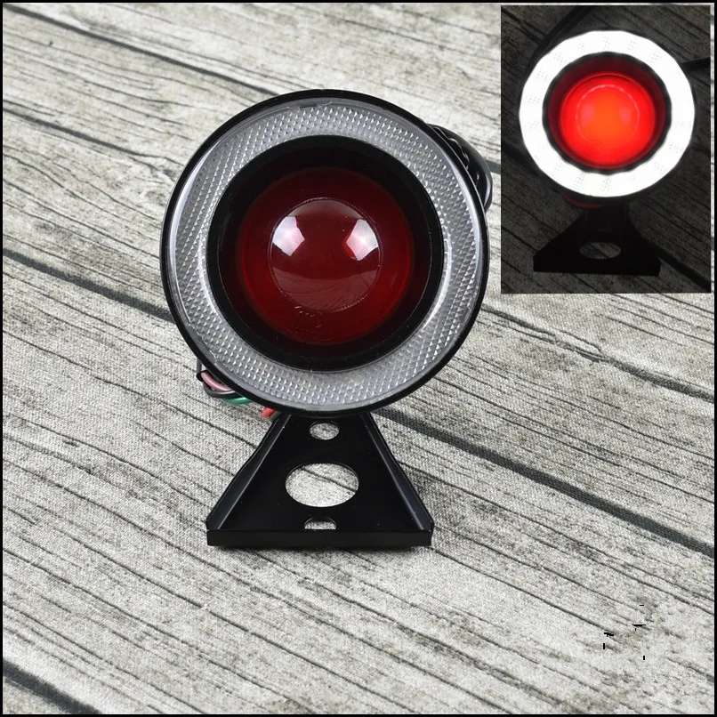 

Universal Vintage Motorcycle custom day light Brake light Super Bright Rear Light Round LED Rear tail light