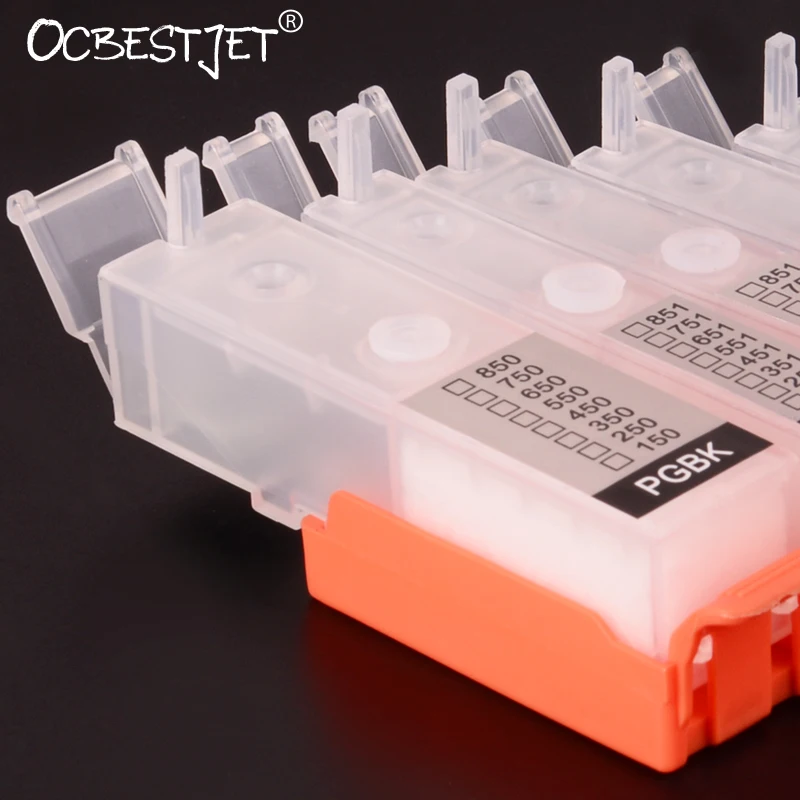 5 цветов/комплект картриджи для принтера Canon PIXMA IP7220 MG5420 MG5520 MX922 MX722|refillable cartridges for