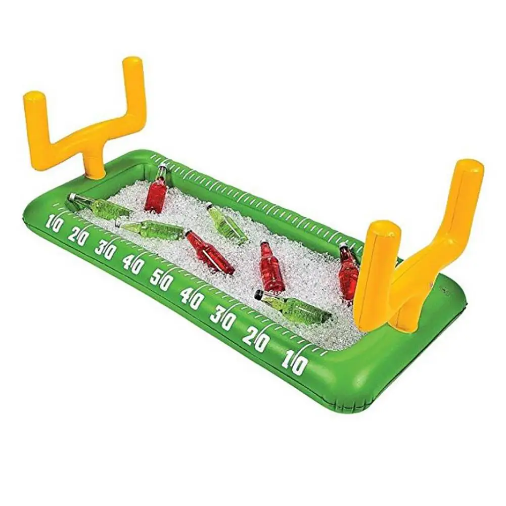 

Inflatable Beer Pool Party Air Mattress Infltable Buffet Salad Ice Tray Floating Bar Food Cooler Drink Holder For Camping Picnic