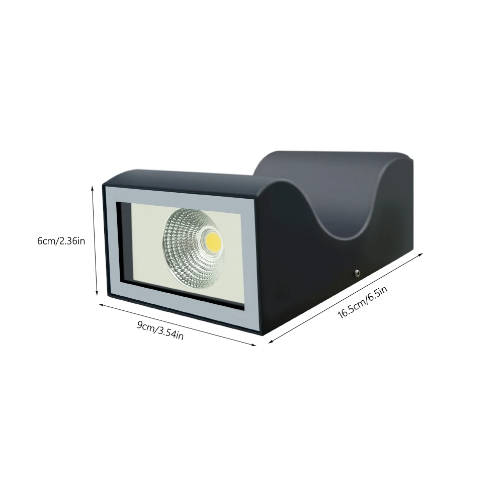 DONWEI AC85 265V 6 Вт светодиодный настенный светильник Открытый водонепроницаемый IP65