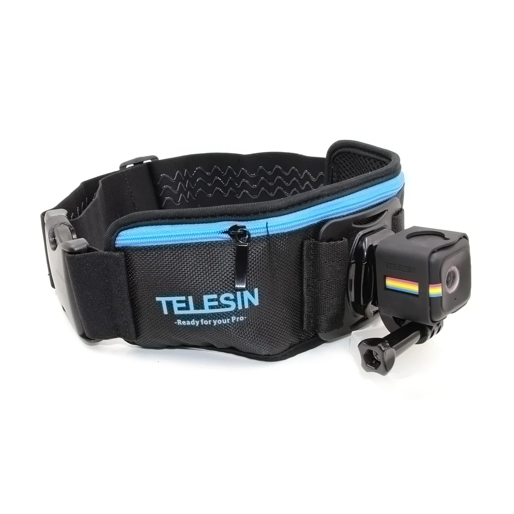 

TELESIN Adjustable Waist Belt Strap with Frame Mount for Polaroid Cube / Cube + and Fits for GoPro Hero Series Camera Accessory