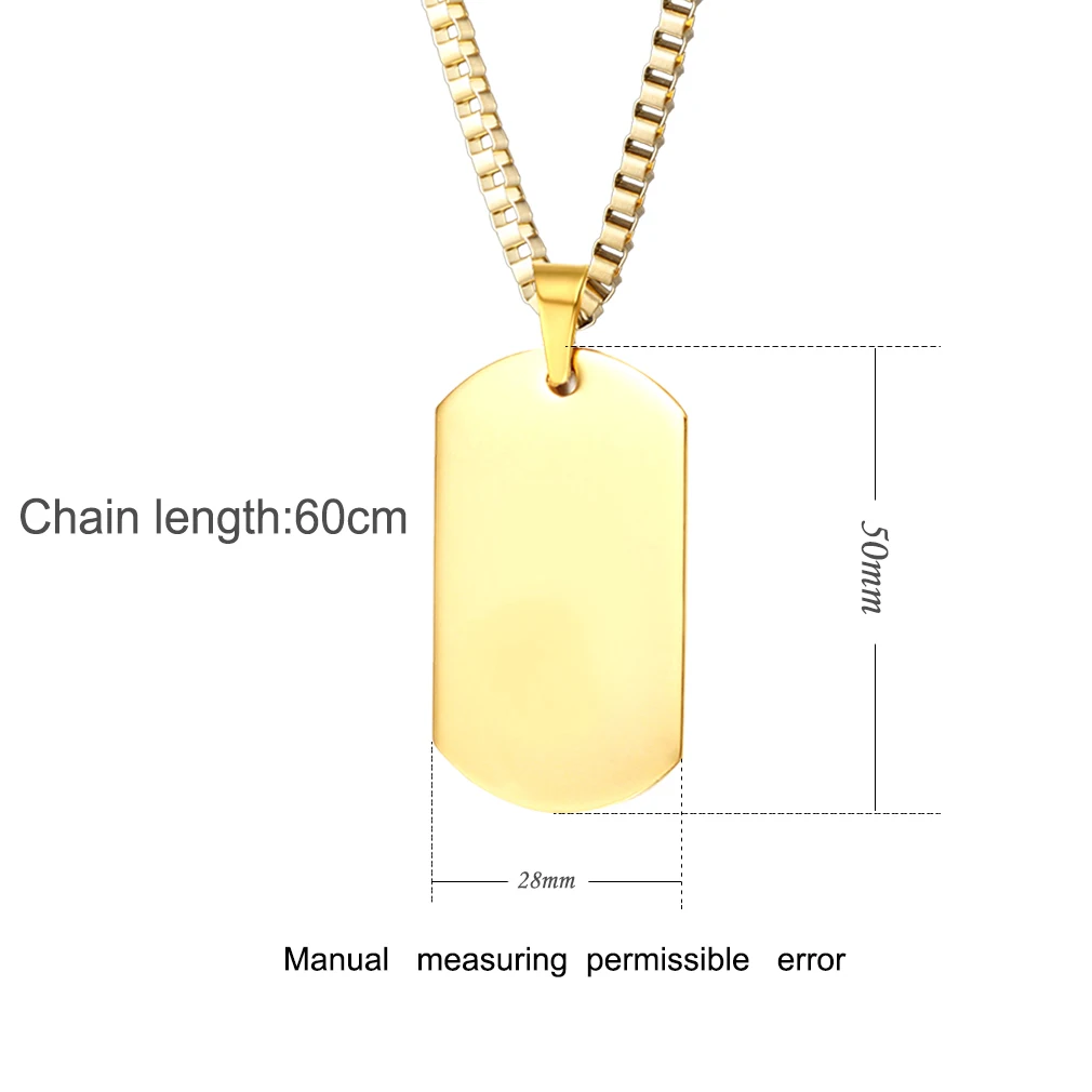 3 цвета, нержавеющая сталь, на заказ, выгравированное ожерелье, армейская бирка, подвески, двухсторонняя, сделай сам, персонализированная идентификация, памятная фотография, ювелирные изделия