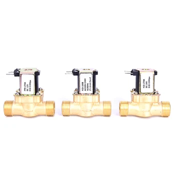 

1/2in 220V Solenoid Valve Water Valve AC Electric Valve Normally Closed Brass High Quality