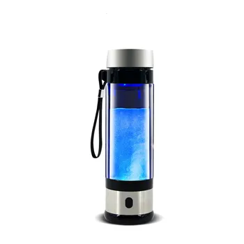 

Rechargeable Rich Hydrogen Water Generator electrolysis Energy Hydrogen-rich Antioxidant ORP H2 Water Ionizer Glass Bottle cup