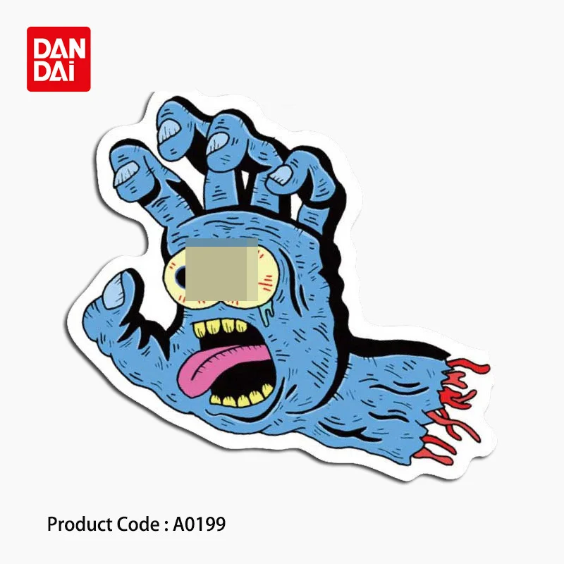 Blue Horror Palm Monster Personality Waterproof Sticker Notebook Mobile Phone Guitar Skateboard Luggage A0199 hz 30 | Игрушки и хобби