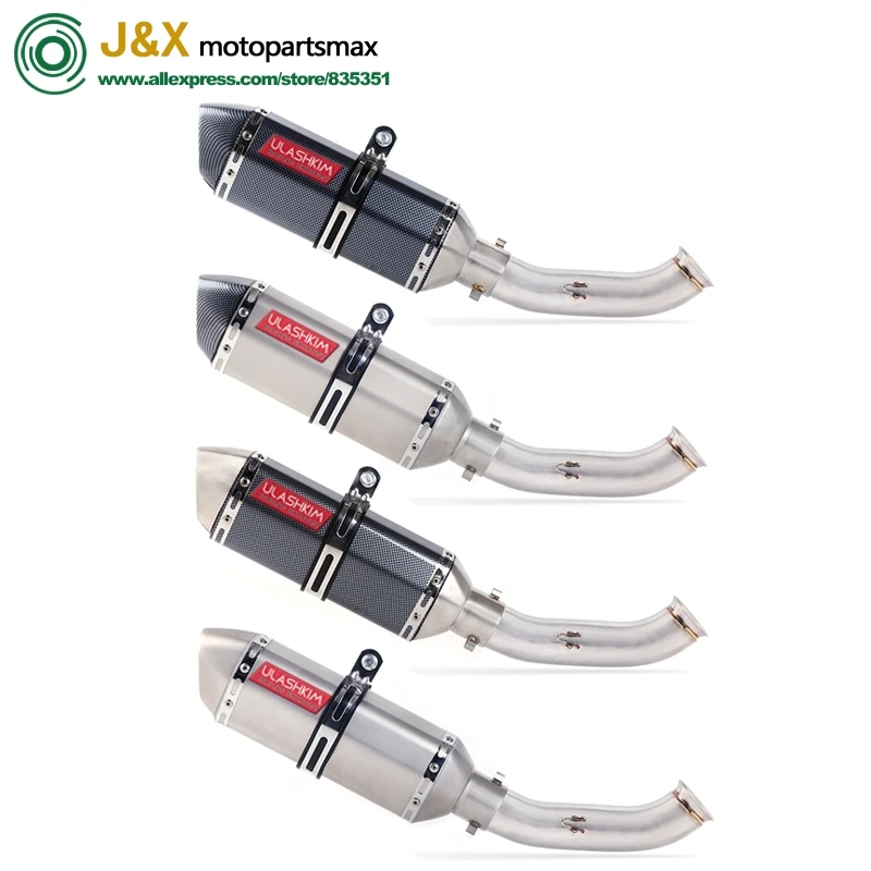 Motorcycle Full Exhaust Escape Muffler System Slip On For KTM DUKE 200