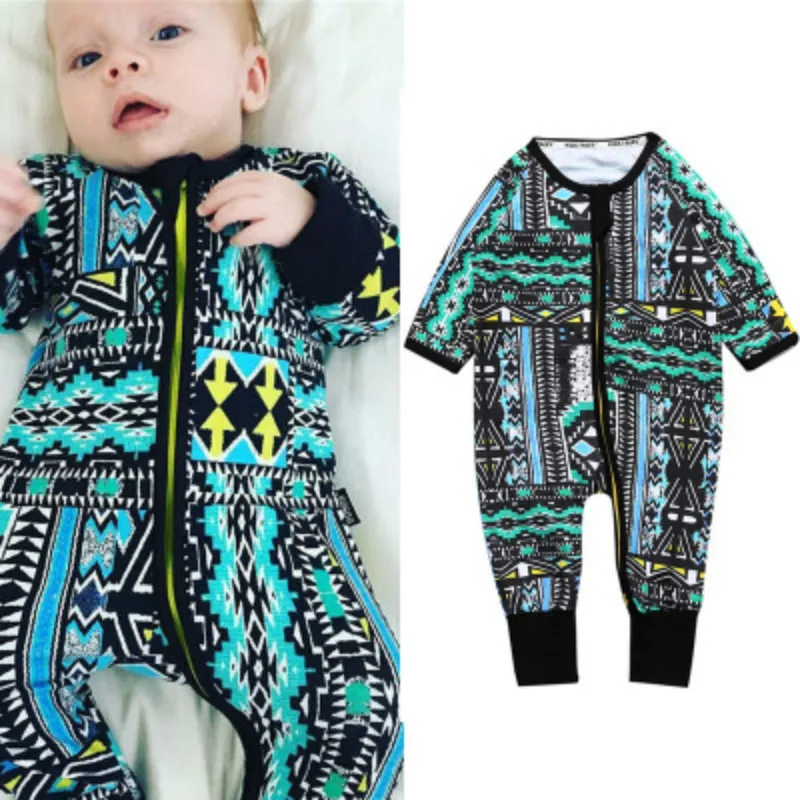 bright baby bodysuits	 Newborn Baby Rompers Mickey Minnie Mouse Dinosaur Spring Autumn Kid Boy Girl Long Sleeve Zipper Infant Even Climb Clothing Tops bright baby bodysuits	