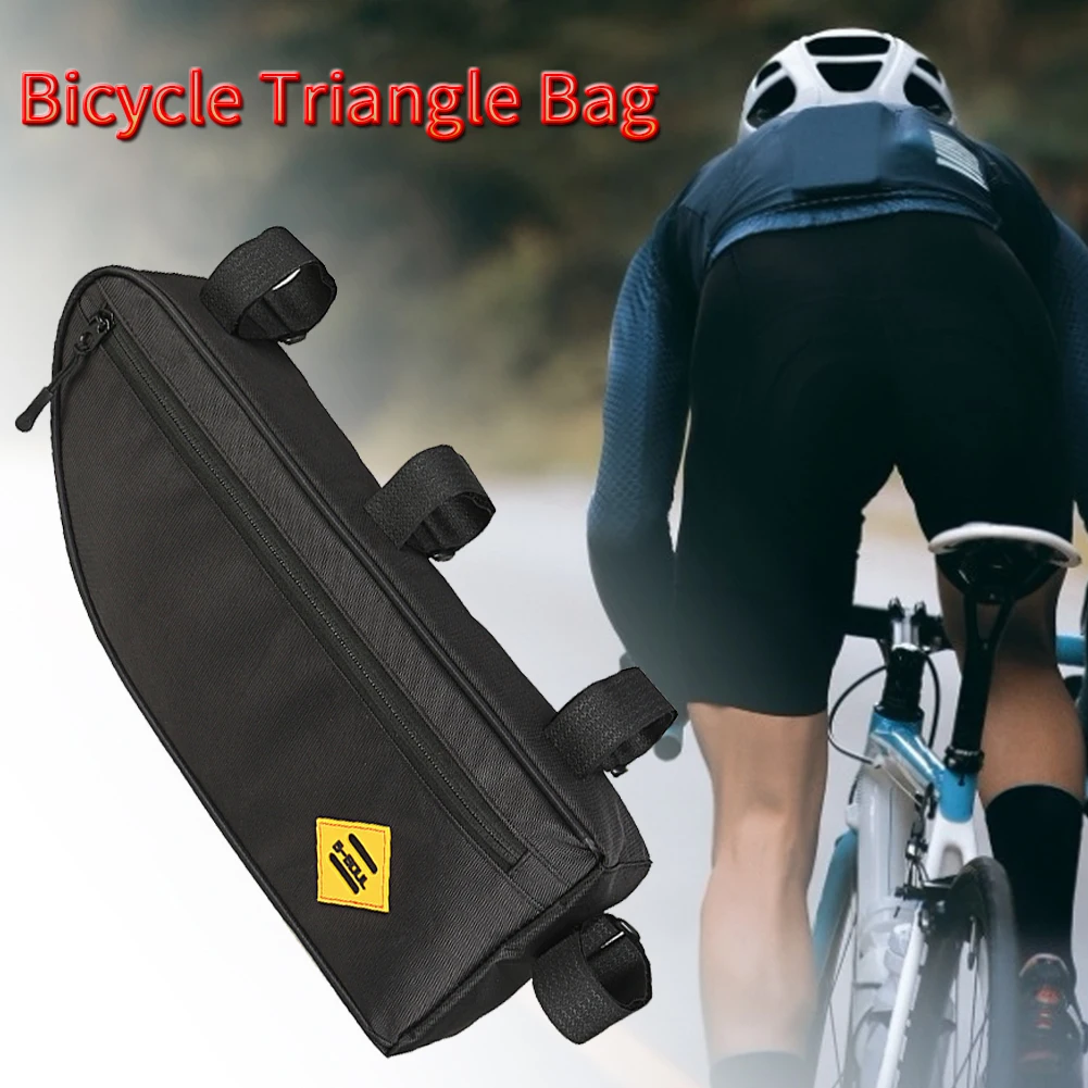 Best High Quality Bicycle Triangle Bag Front Tube Bike Frame Biking Waterproof Pannier Pouch Cycling Equiment 11