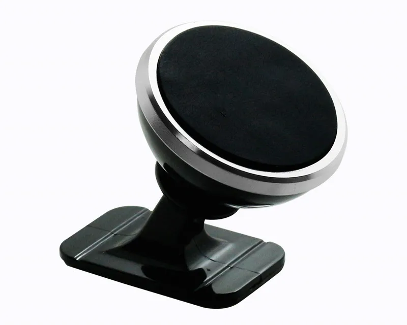 Универсальный магнитный автомобильный держатель для телефона для iphone X 8 samsung S9 приборная панель подставка для телефона Поддержка смартфона gps - Цвет: Silver