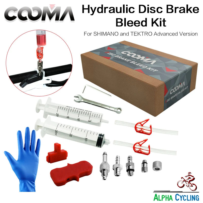 Bicycle Hydraulic Brake BLEED KIT For Shimano Brake System, Mineral Oil Brake system, Basic Kit Or Advanced Kit Bicycle Hydraulic Brake BLEED KIT For Shimano Brake System, Mineral Oil Brake system, Basic Kit Or Advanced Kit