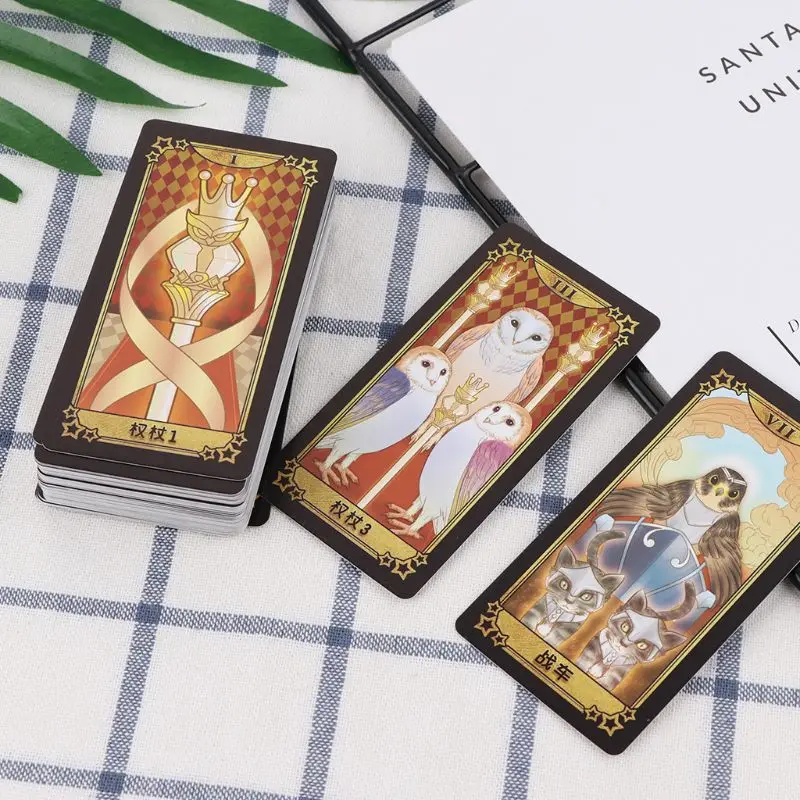 

Student Tarot Cards With Colorful Box Mysterious Divination Astrology Board Game