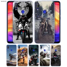 Housse de sport Moto Cross pour Moto rouge mi 7 6 6A S2 GO Note 7 6 5 4 4X Xiao mi mi 9 8 A2 A1 mi x 3 5G Play Poco F1 Lite Pro Capa(China)