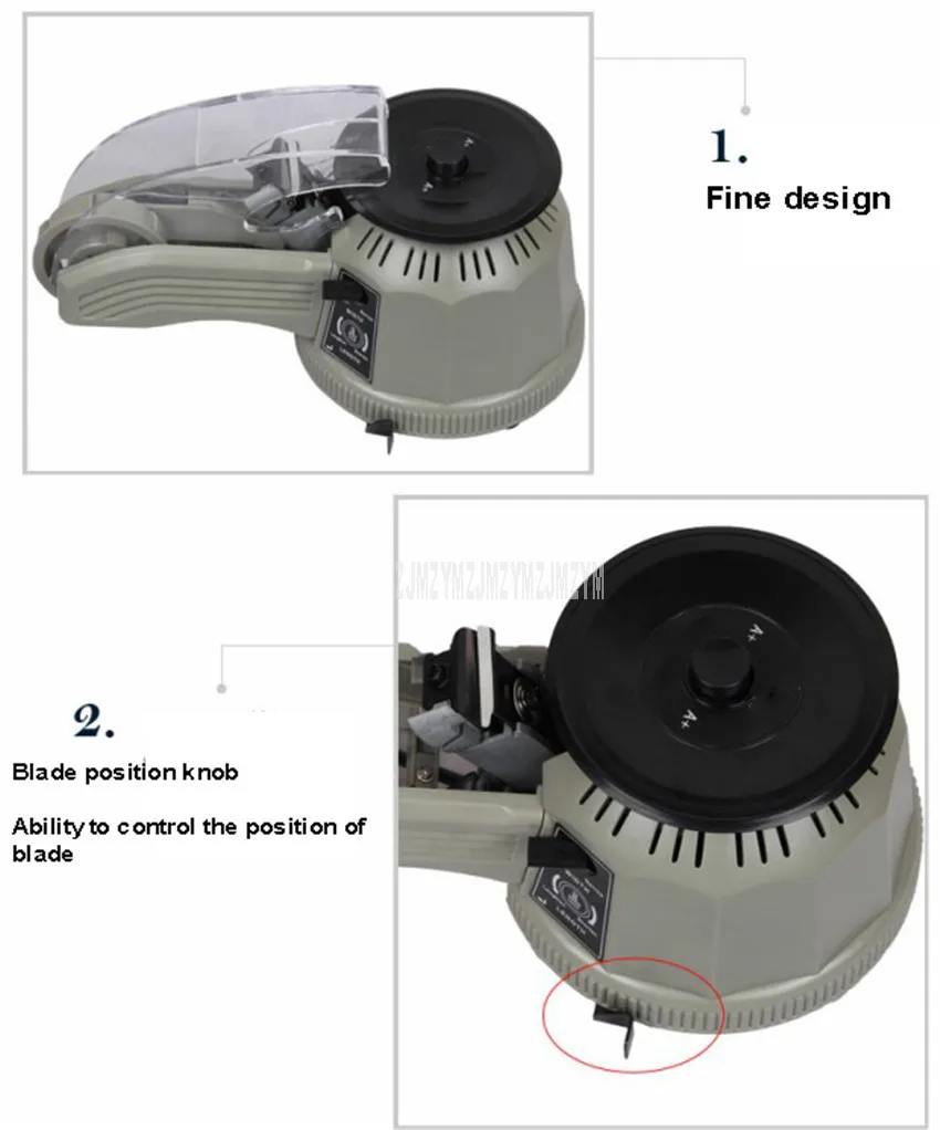 ZCUT-2 автоматический Электрический диспенсер для клейкой ленты резак резки виниловая алюминиевая фольга хлопок машина для ленточной резки
