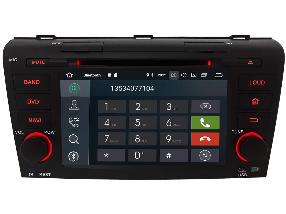 Sale KLYDE Android 8.0 4G WIFI Octa Core 4GB RAM 32GB ROM Car DVD Multimedia Player Radio Stereo GPS Navigation For Mazda 3 2004-2009 1