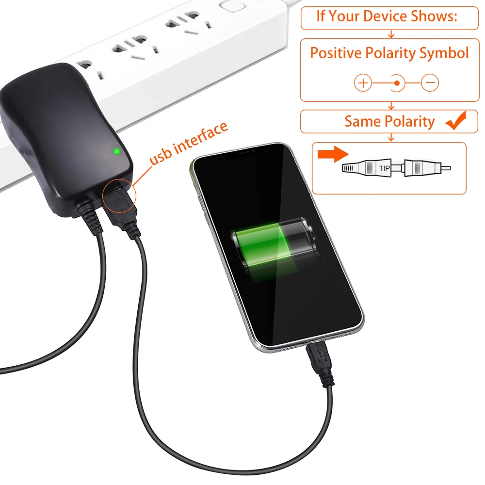 30W Универсальный адаптер питания 3V 4,5 V 5V 6V 7,5 V 9V 12V AC DC зарядное устройство преобразователь питания+ 5V 2.1A USB порт с 8Pcs jack-черный