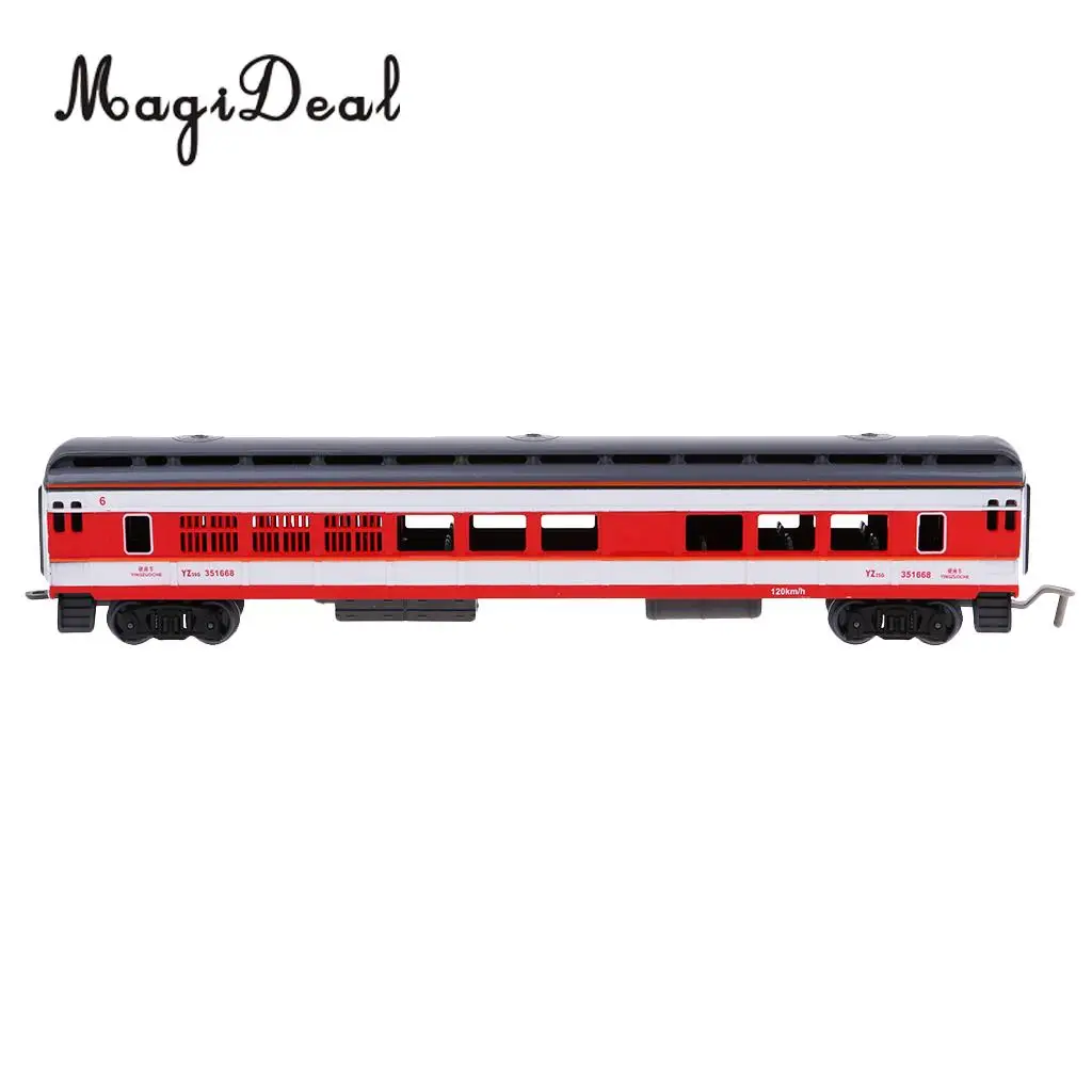 Scale Simulation Train Model Carriage Children Toy Electric Track Train Freight Car Railroad Car Diorama Wargame Accessory
