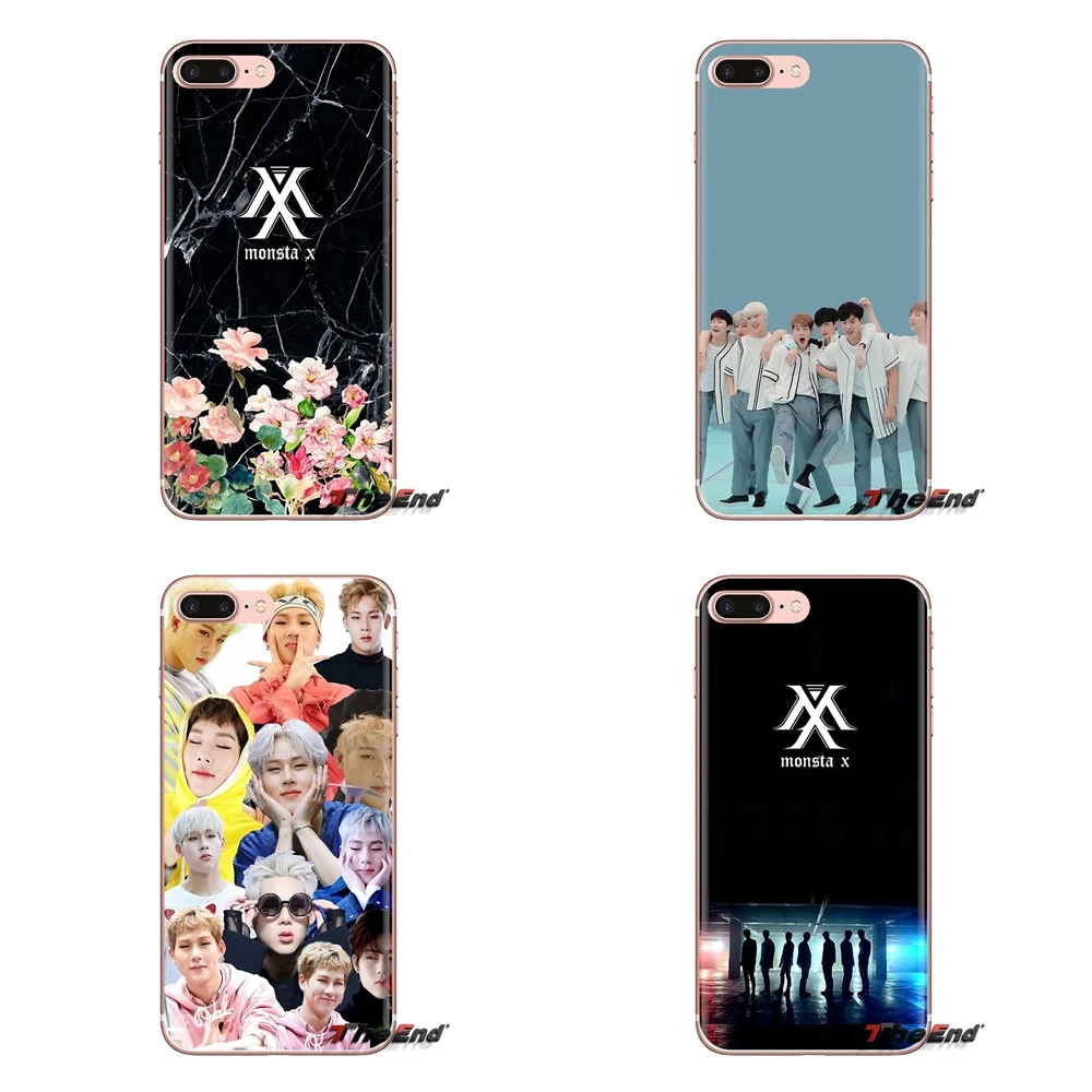 Мягкий прозрачный чехол для Huawei Mate Honor 4C 5C 5X 6X 7 7A 7C 8 9 10 8C 8X 20 Lite Pro Monsta X KPOP Boy Group |