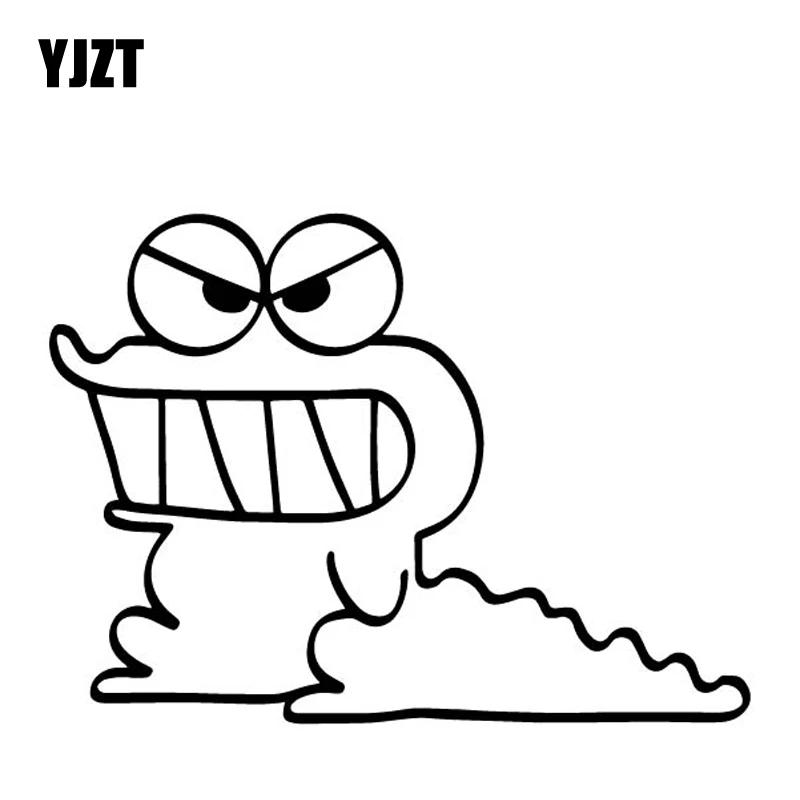 YJZT 16 1 см * 11 8 Angry Crocodile стикер для автомобиля Виниловая Наклейка Декор двери
