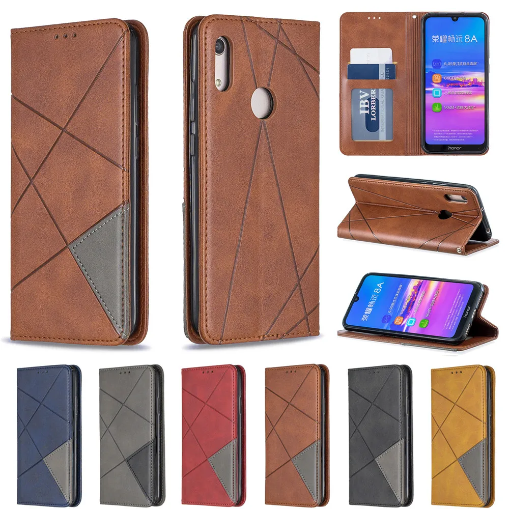 

Phone Case sFor Huawei Y6 Y7 Y9 Prime 2019 Case Cover For Huawei P20 P30 Lite Pro P Smart Z Case Vintage Flip Leather Cover Capa