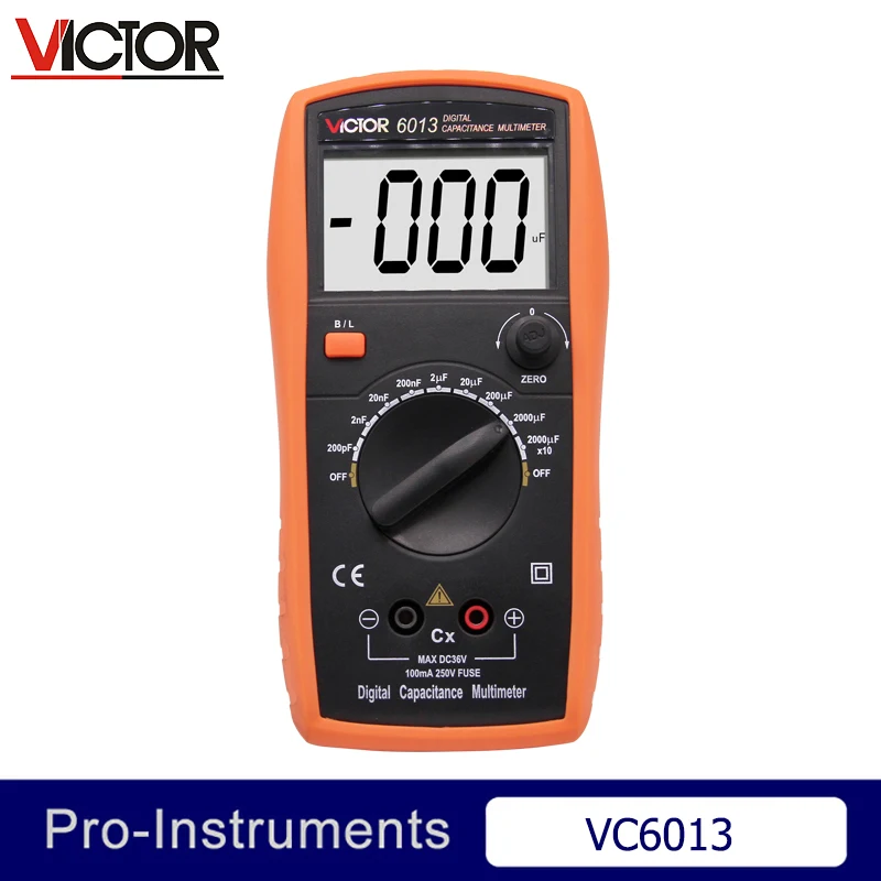 

Victor VC6013 Inductance CAPACITANCE LCR Meter Digital Multimeter Resistance Meter Null