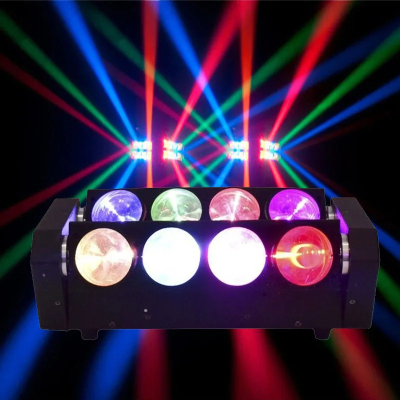Профессиональный Сценический светодиодный свет луча паука RGBW 4 в 1 8x12 Вт|beam light|stage