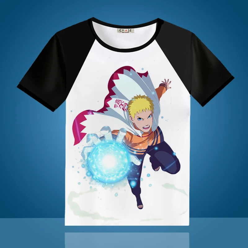 

High-Q Unisex Anime Cos NARUTO Uzumaki Naruto Hyuga Hinata Uchiha Sasuke Casual T-Shirt Tee T Shirts