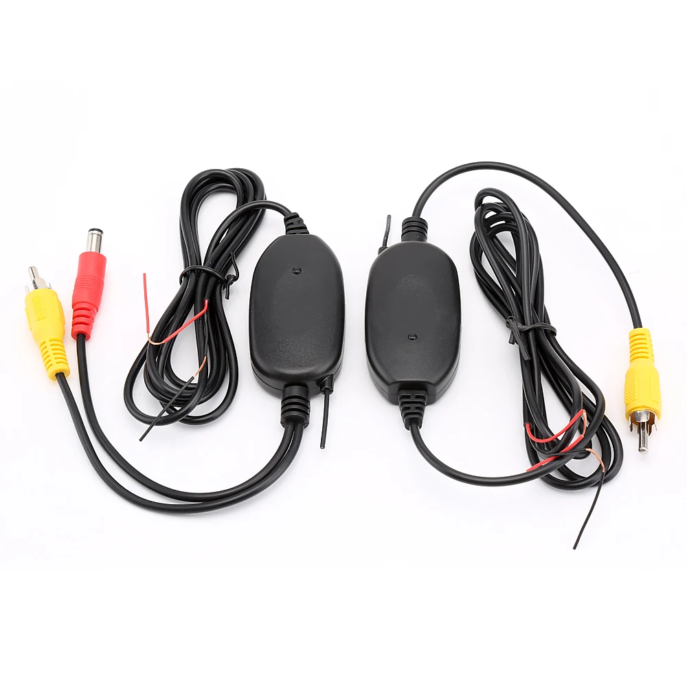 2.4 Ghz Wireless Rear View Camera RCA Video Transmitter & Receiver Kit