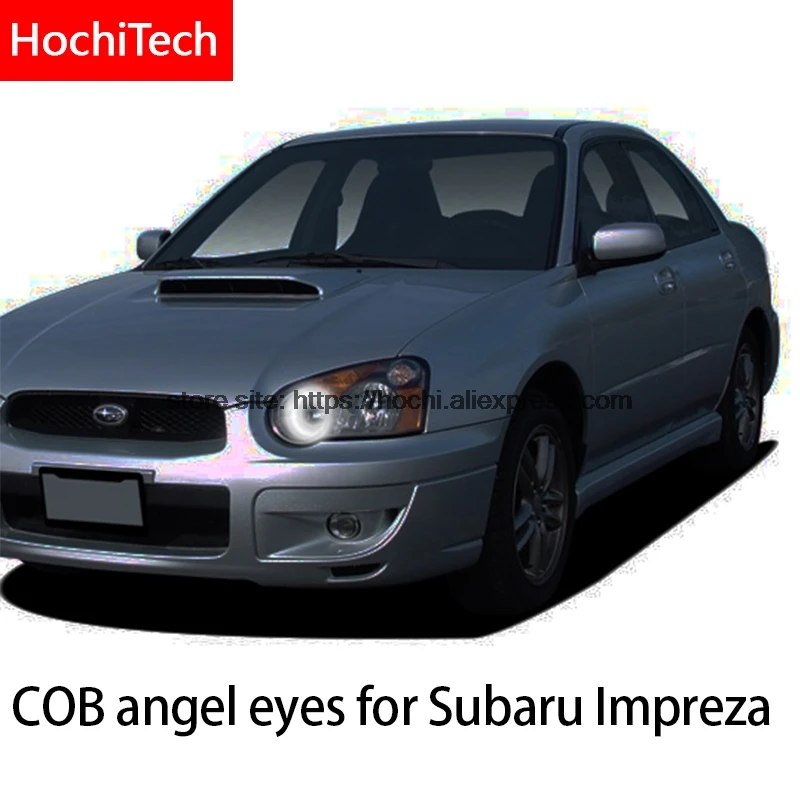 Для Subaru, автомобильные аксессуары, брелок для автомобиля Subaru 2002 2003 2004 2005 COB Светодиодный дневной светильник Белый Halo Cob Led Ангельские глазки кольцо ошибок ультра яркий