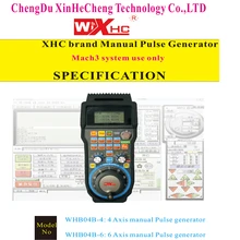 WHB04B CNC MACH3 беспроводной электронный маховик 4 оси USB ручной контроллер MPG