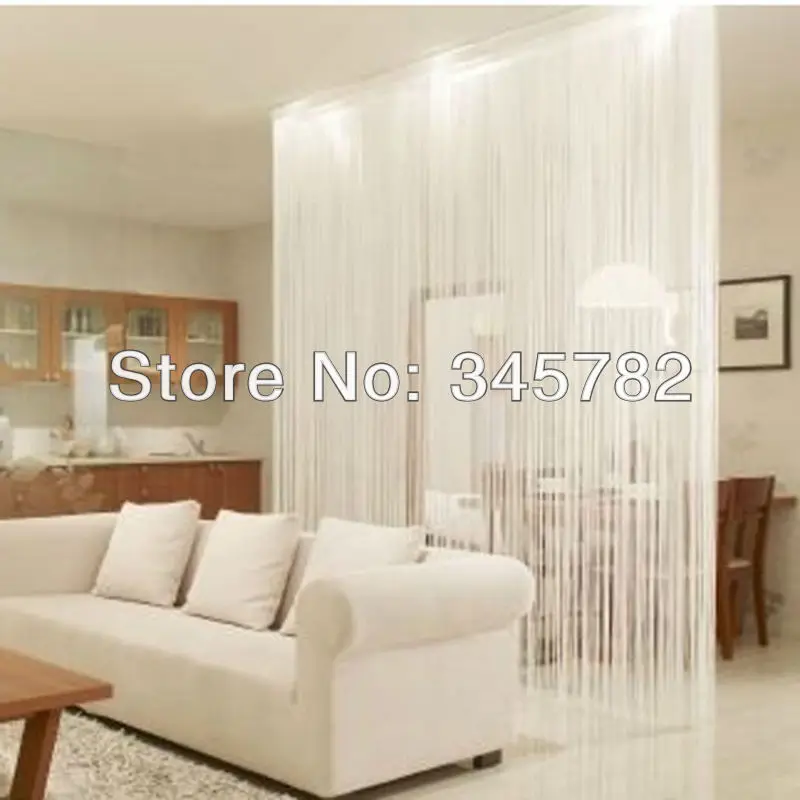 Free shipping Big size 300cmx300cm string curtain panel fringe room