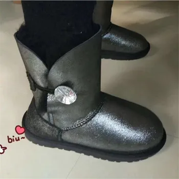

Top Qulity Waterproof Wholesale Classic Snow Boots For Women China Brand 100% Real Sheepskin Woman Winter Boots