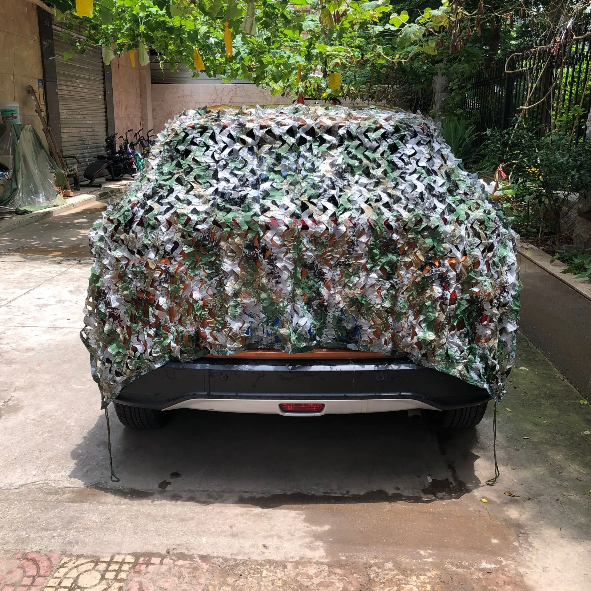 

4*5m Jungle Camouflage Net Pergola Army Military Sunshade Canopy Outdoor Awnings Sun Shelter Party Tent Car-Covers Shade Sail