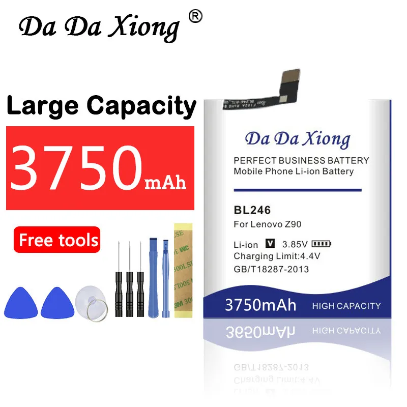 

100% New 3750mAh BL246 Battery for Lenovo Vibe Shot Vibe Max Z90 Z90-3 Z90-7 For Lenovo Z90 Battery