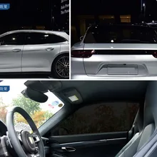 50 см x 600 см УФ-Черный Автомобильный оконный ТИНТ пленка стекло VLT 5% рулон Солнечная защита домик на колесах здание Солнечная защита фольга