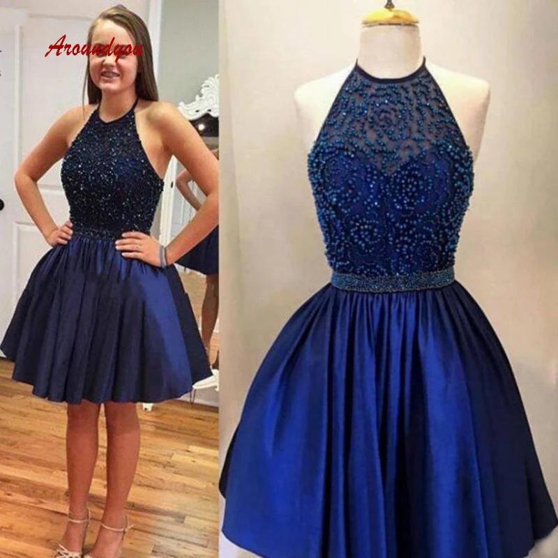 Semi Formal Navy Blue Dress Online, 55 ...