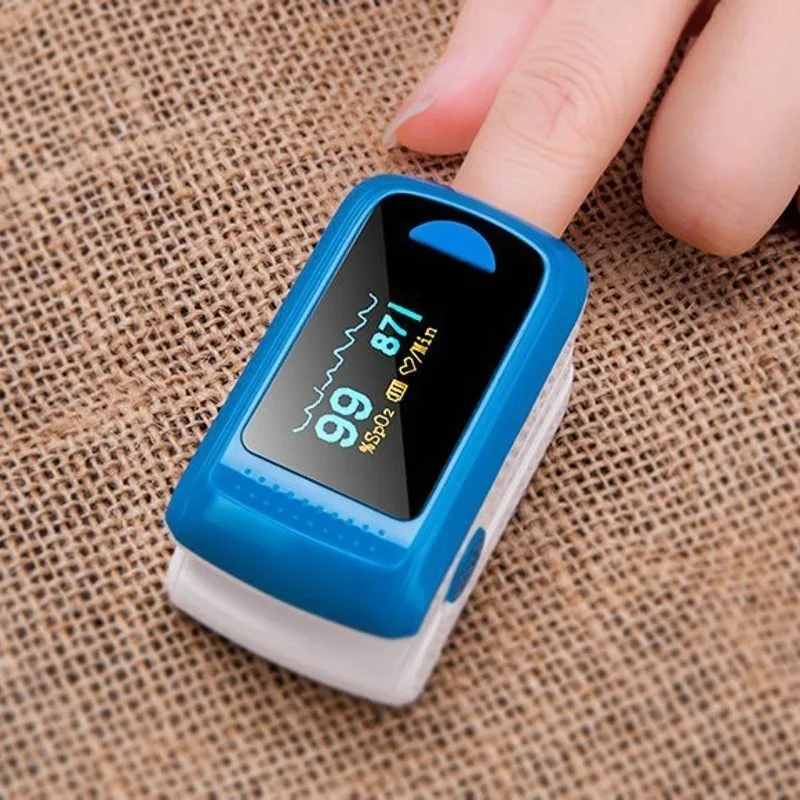 

Finger Clip Oximeter Heart Rate Monitor Pulse Oximeters Oxygen Detector Monitoring Home Portable Doctor Care Detecting Sale