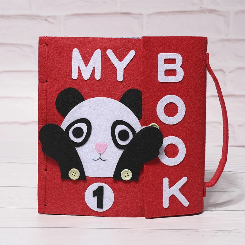 

Mom Handmade Sewing My Book Multifunctional Baby Quiet Books 22X24CM For Infant Early Cognitive Development Felt DIY Package