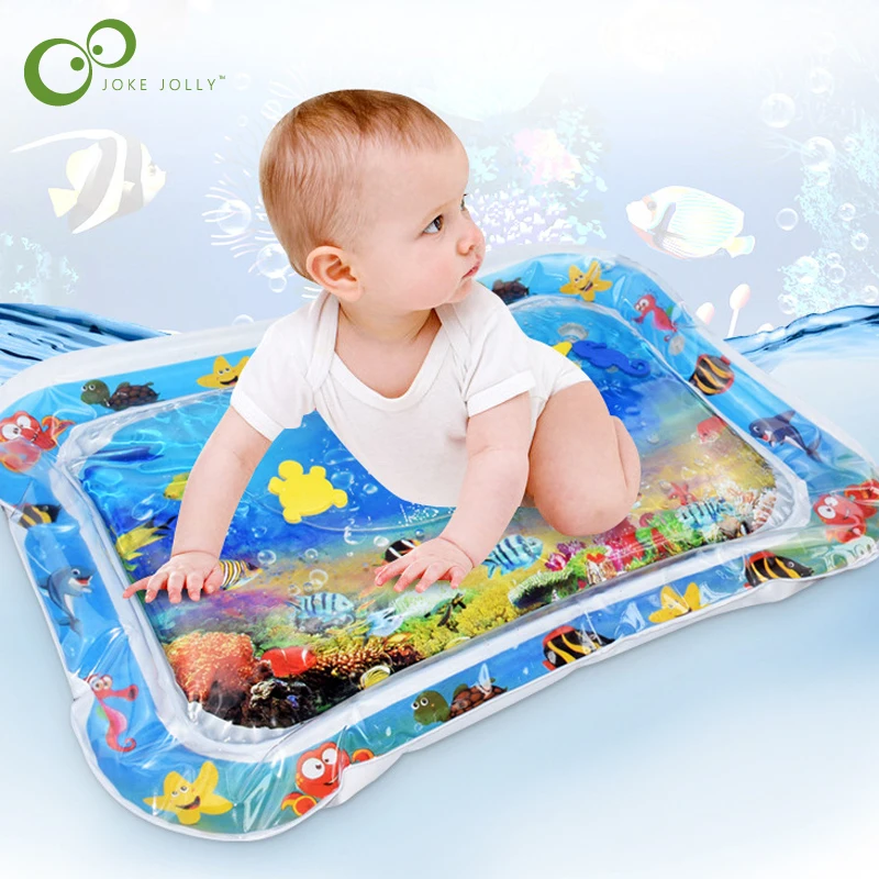 

Infant Children's Water Game Pad Inflatable Thickening PVC Kids' fun Activity Game Center Baby Water Pad Baby Belly Time GYH